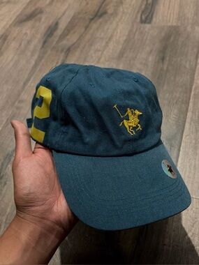 VPC Polo Club Embroidered Dad Hat Teal Blue